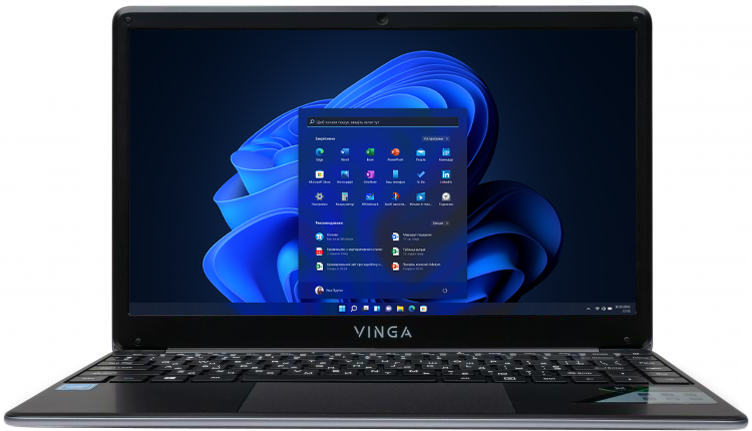 Ноутбук Vinga Spirit S141 (S141-C424128GW11P) Black