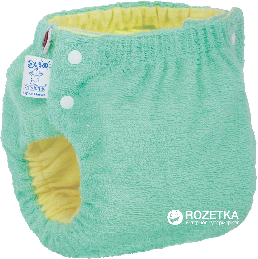 

Многоразовый подгузник Эко Пупс Easy Size Classic 72-80 р. 7-13 кг с вкладышем Abso Maxi Зеленый (ТПК1ВК4-3з)