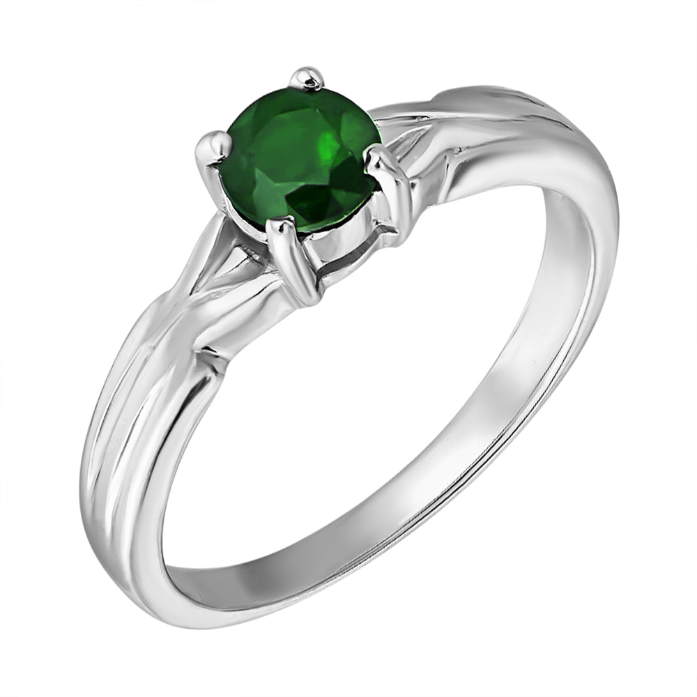 

Серебряное кольцо с изумрудом 000132336 17.5 размера