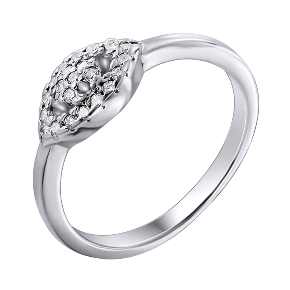 

Серебряное кольцо с цирконием 000125611 16 размера