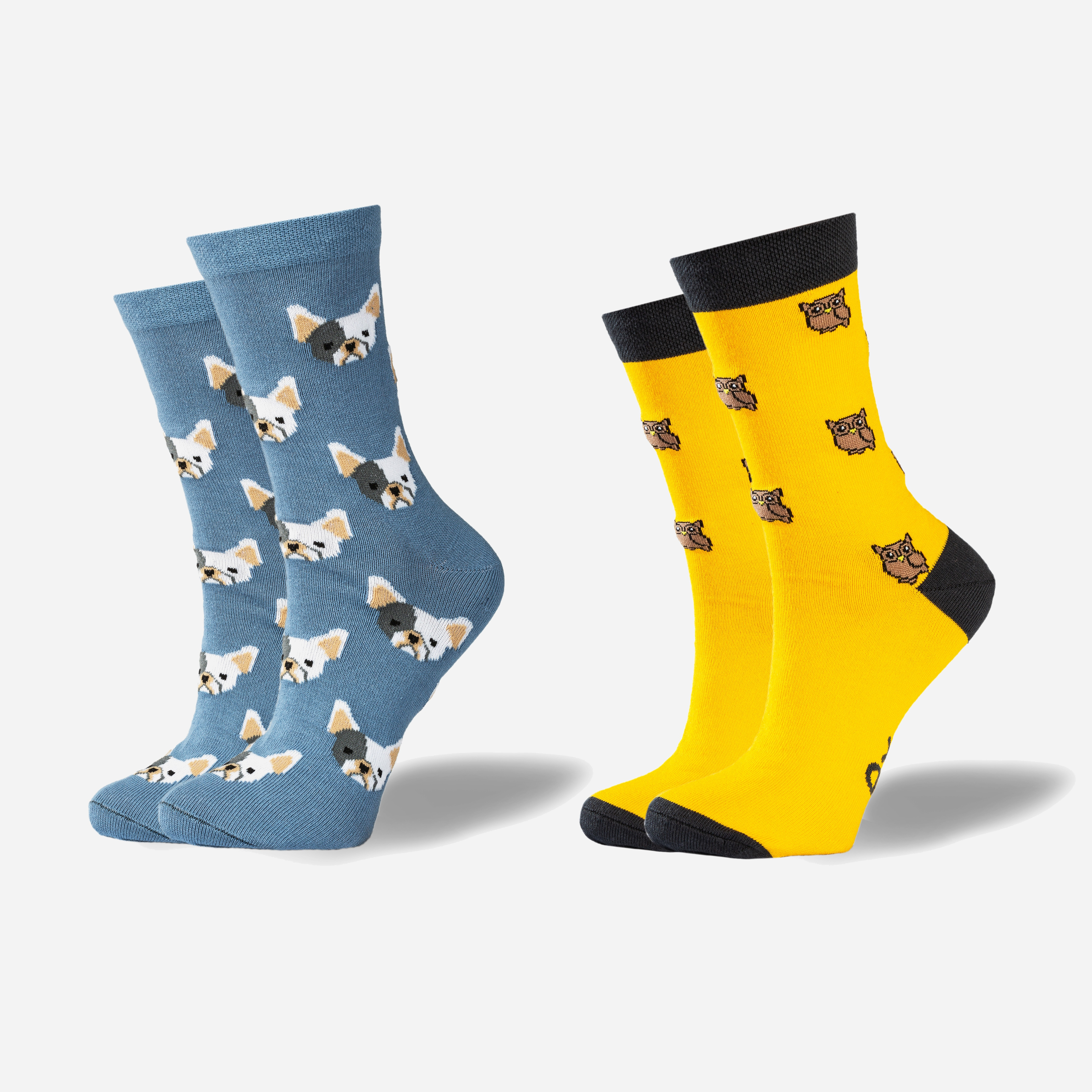 

Набор носков GoodSox Bulldogs+Yellow owls 8053 - 2 пары Синий/Желтый, Набор носков GoodSox Bulldogs+Yellow owls 8053 35-40 2 пары Синий/Желтый