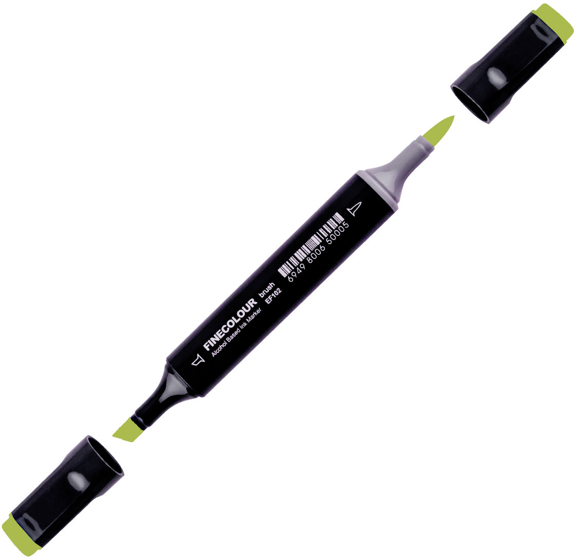 

Маркер Finecolour Brush спиртовой 027 травянистый YG27 (EF102-27)