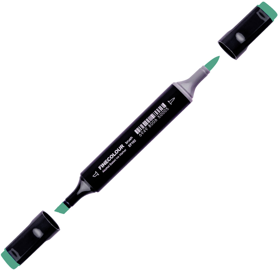 

Маркер Finecolour Brush спиртовой 052 виридийский G52 (EF102-52)