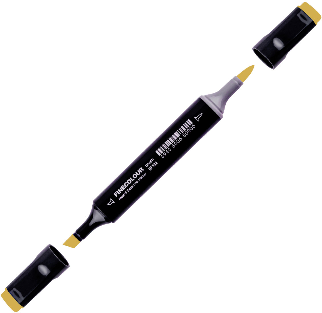 

Маркер Finecolour Brush спиртовой 017 бледная охра Y17 (EF102-17)