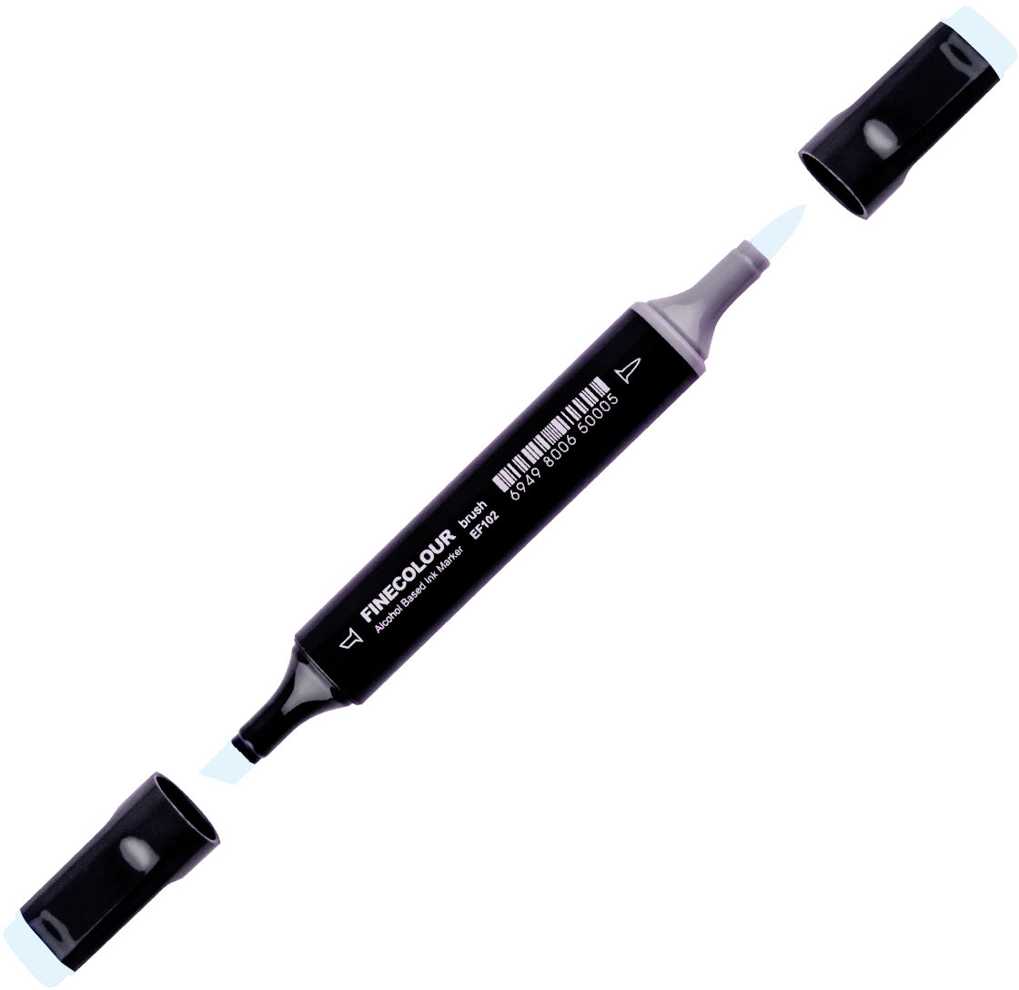 

Маркер Finecolour Brush спиртовой 099 холодный синий B99 (EF102-99N)