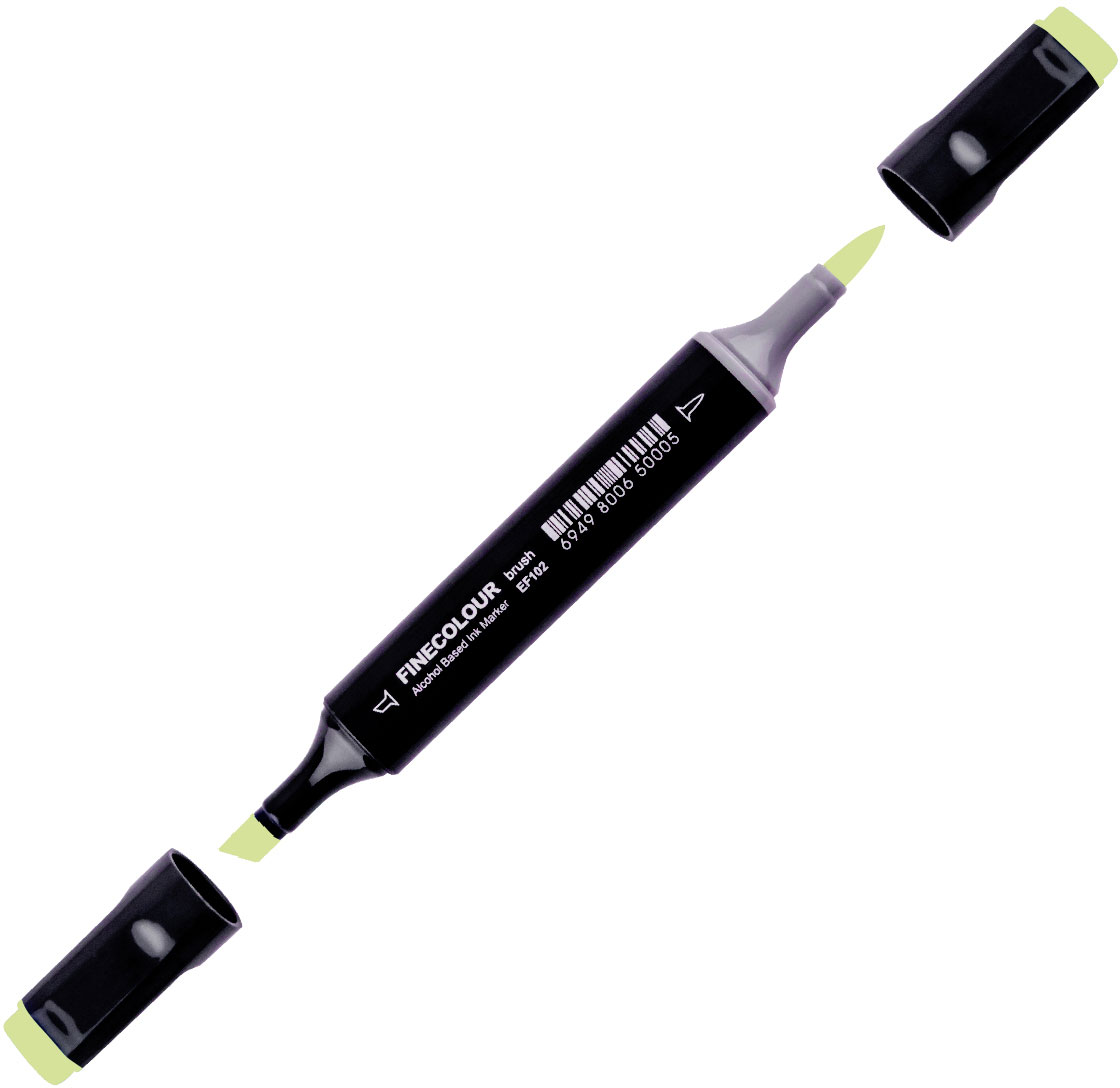 

Маркер Finecolour Brush спиртовой 025 летний лист YG25 (EF102-25N)