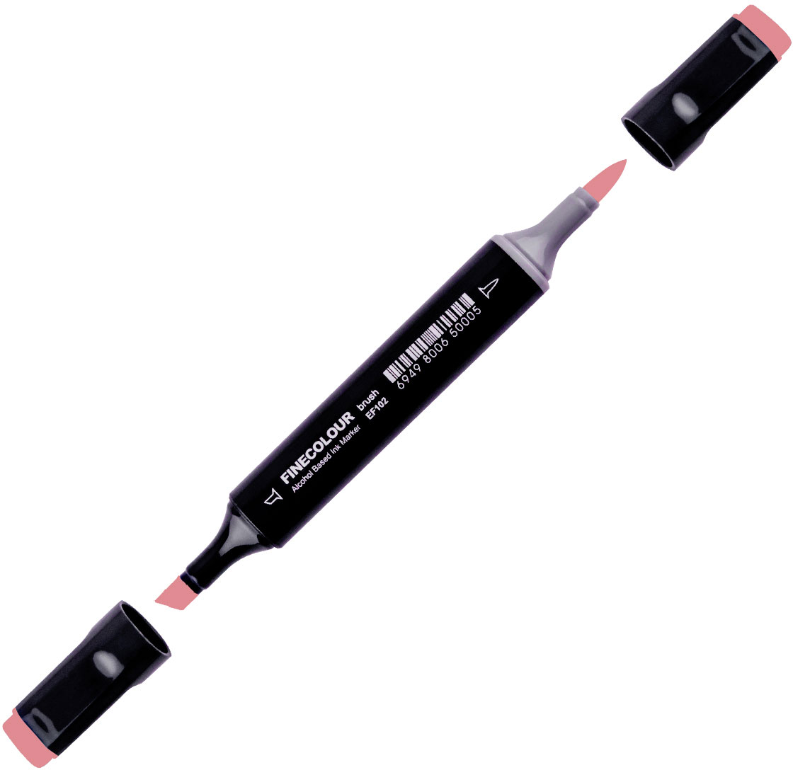 

Маркер Finecolour Brush спиртовой 144 светлое красное дерево R144 (EF102-144)