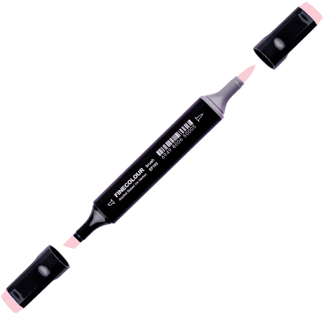 

Маркер Finecolour Brush спиртовой 216 нежный розовый RV216 (EF102-216)