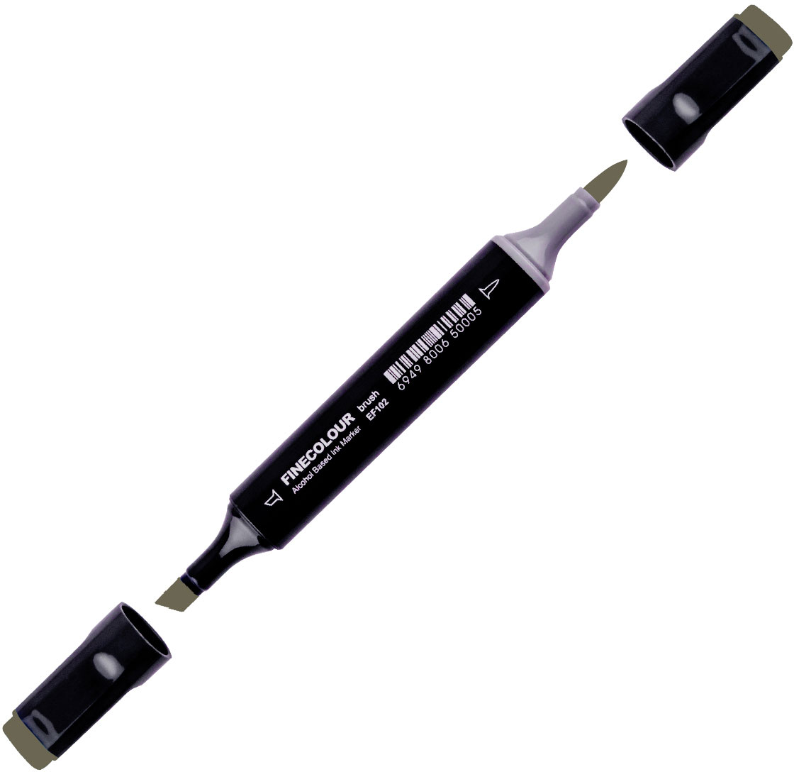 

Маркер Finecolour Brush спиртовой 188 BCDS серый №9 BSDSG188 (EF102-188)