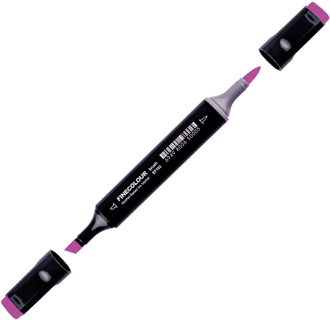 

Маркер Finecolour Brush спиртовой 198 насыщенный лиловый V198 (EF102-198)