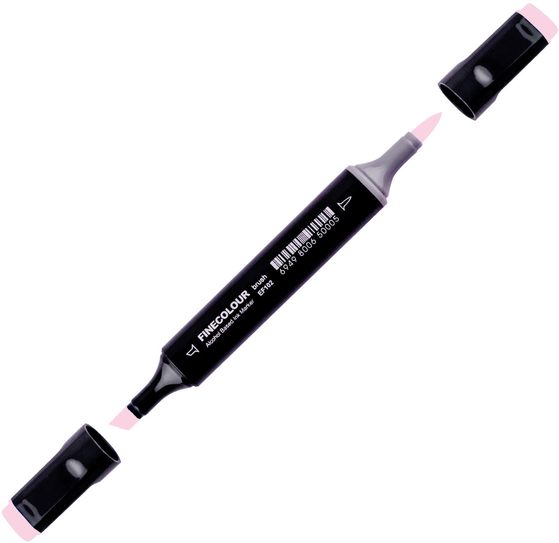 

Маркер Finecolour Brush спиртовой 348 чистый розовый R348 (EF102-348N)