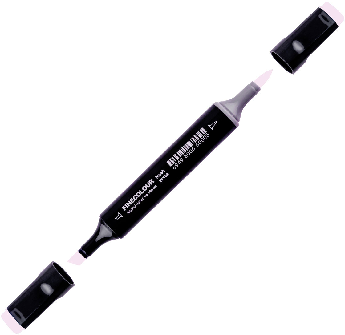 

Маркер Finecolour Brush спиртовой 344 розовый RV344 (EF102-344N)