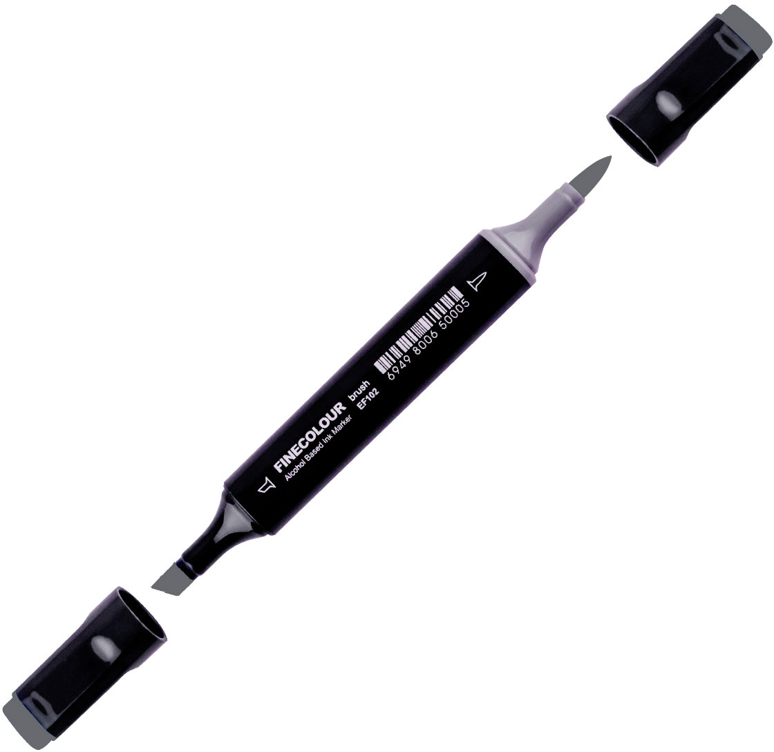 

Маркер Finecolour Brush спиртовой 281 нейтральный серый №8 NG281 (EF102-281)