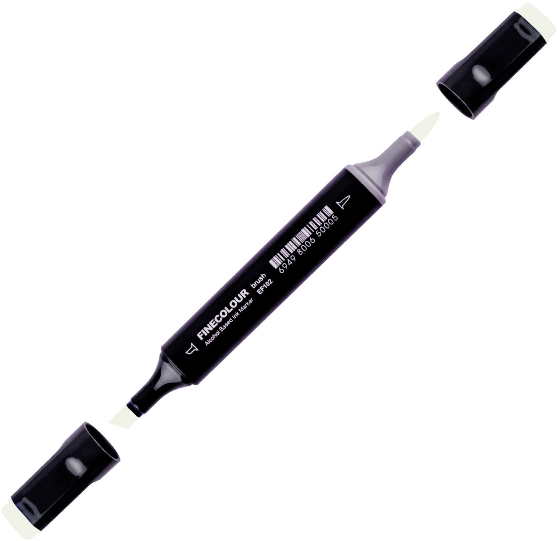 

Маркер Finecolour Brush спиртовой 443 бледный мох YG443 (EF102-443N)