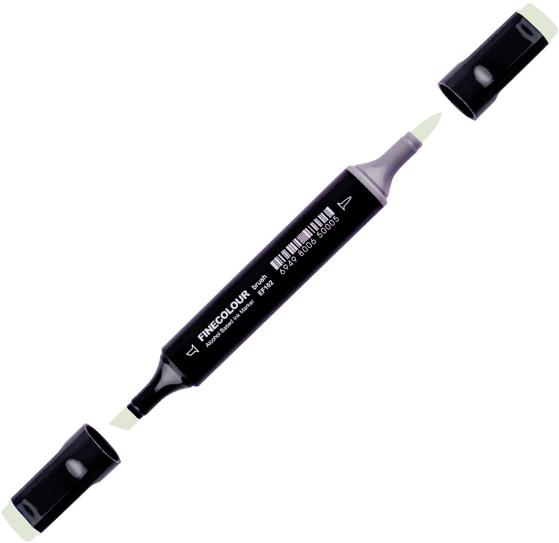 

Маркер Finecolour Brush спиртовой 444 лимонный зеленый YG444 (EF102-444N)