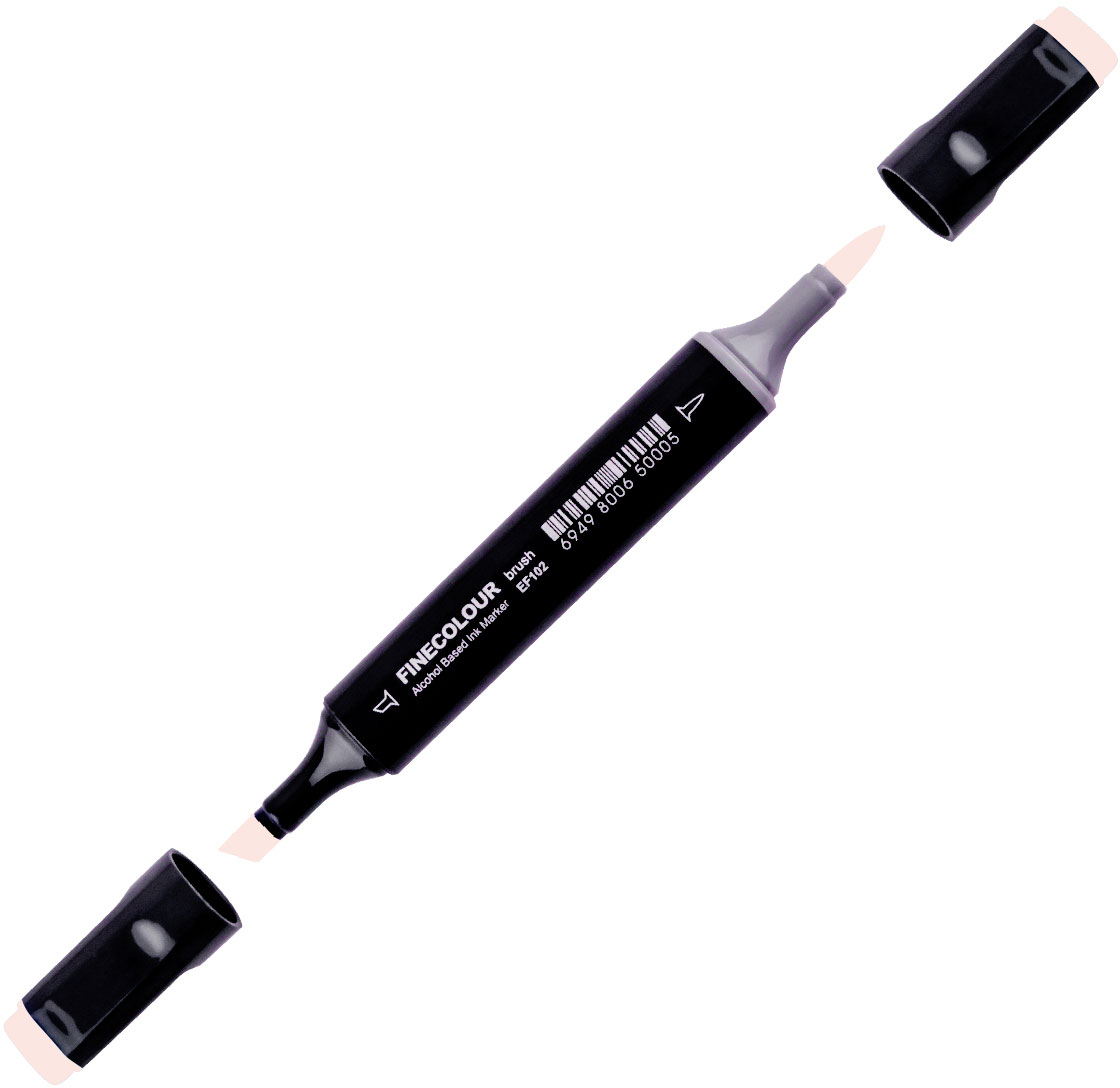 

Маркер Finecolour Brush спиртовой 375 розовый фламинго R375 (EF102-375N)