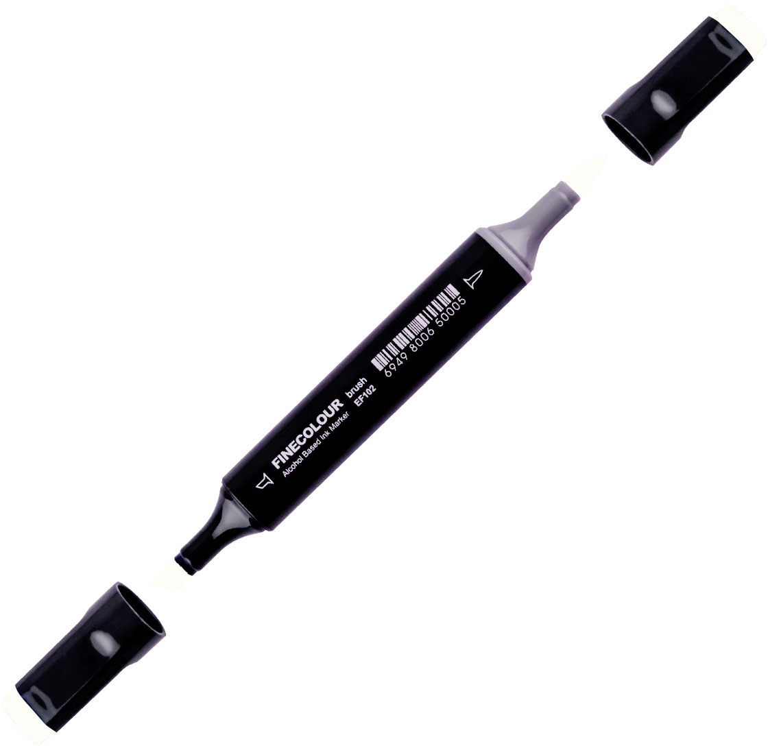 

Маркер Finecolour Brush спиртовой 387 бледно-желтый Y387 (EF102-387N)