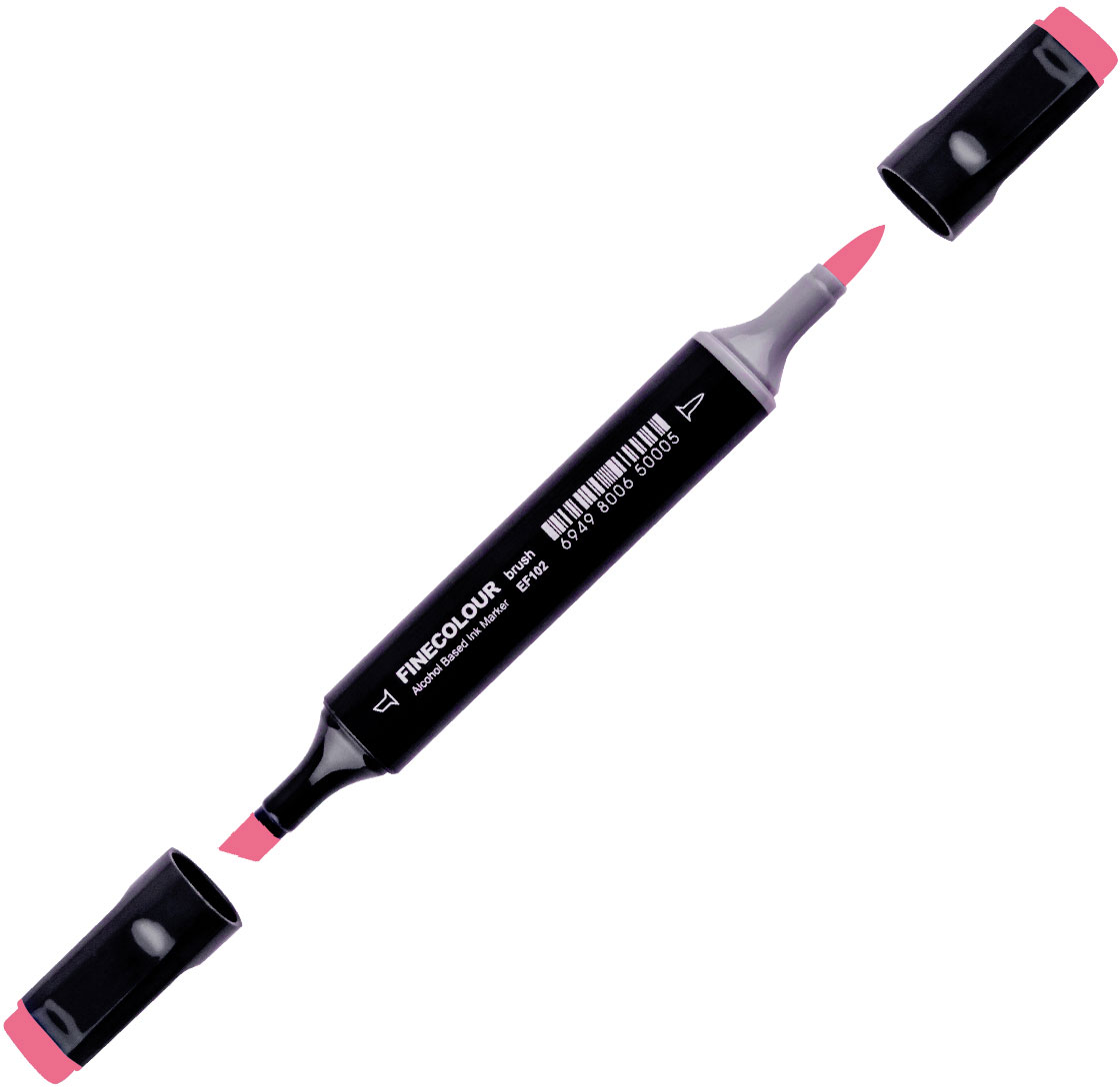 

Маркер Finecolour Brush спиртовой 354 коралловый R354 (EF102-354N)