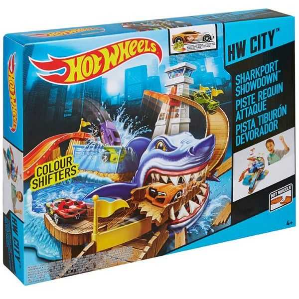 

Трек "Полювання на акулу" серії "Зміни колір" Hot Wheels різнокольоровий (SKT000115120)