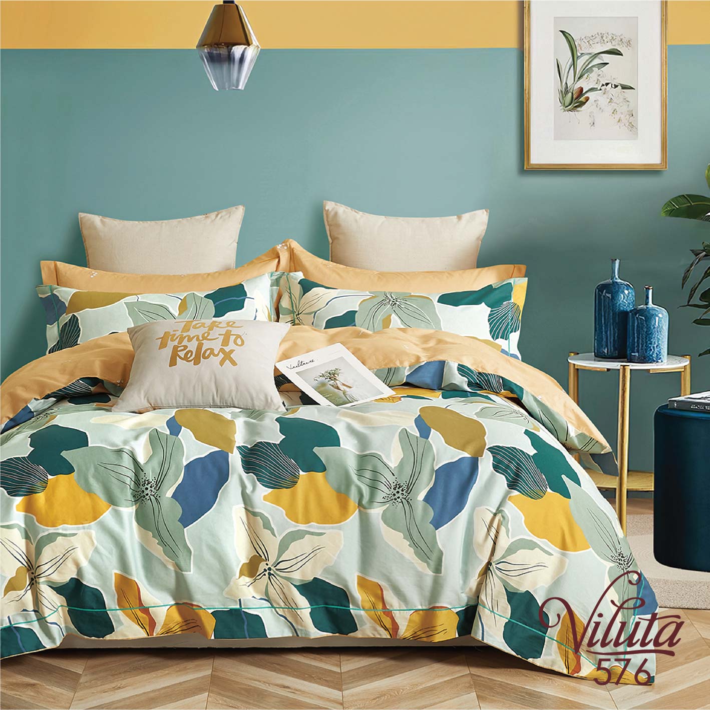 

Комплект постельного белья Вилюта Семейный Сатин Twill 576