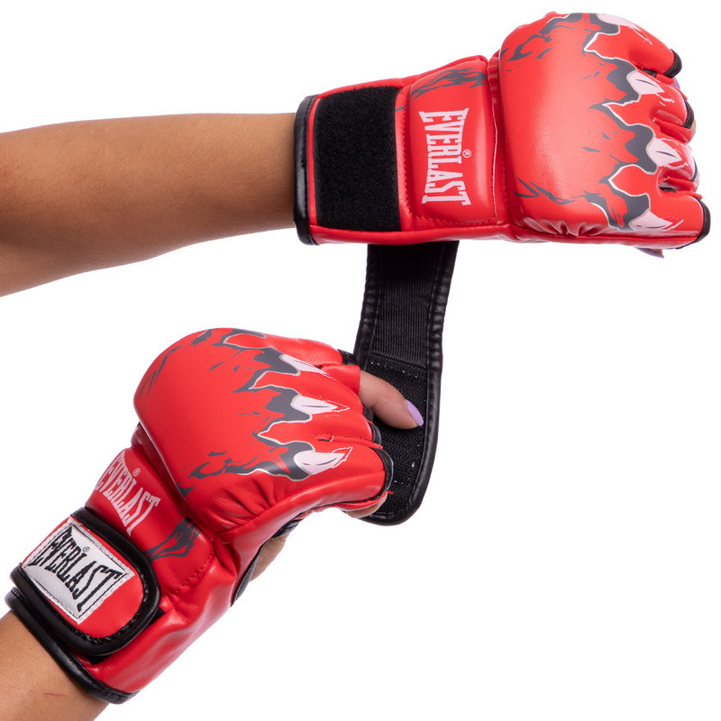 

Перчатки для смешанных единоборств Everlast Heroe 3207 размер XL Red