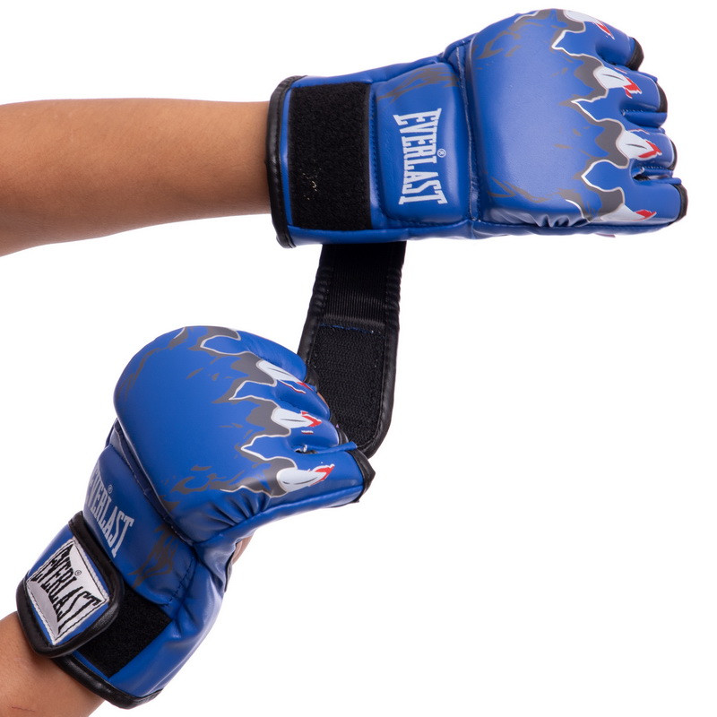 

Перчатки для смешанных единоборств Everlast Heroe 3207 размер M Blue