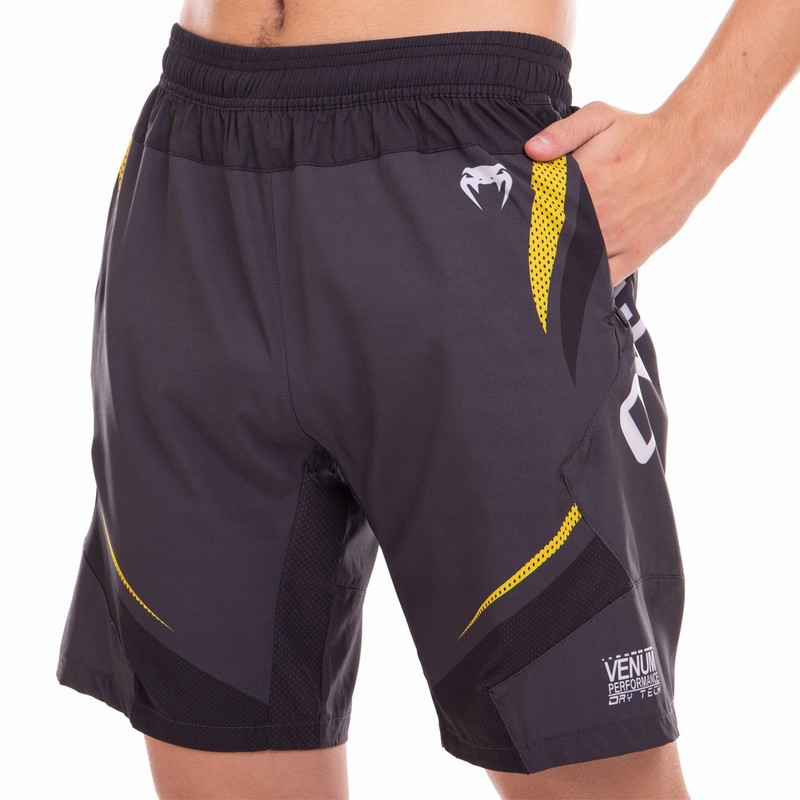 

Шорты для смешанных единоборств Venum Heroe 5002 размер 3XL (185-190 см) Dark Grey-Yellow-Black