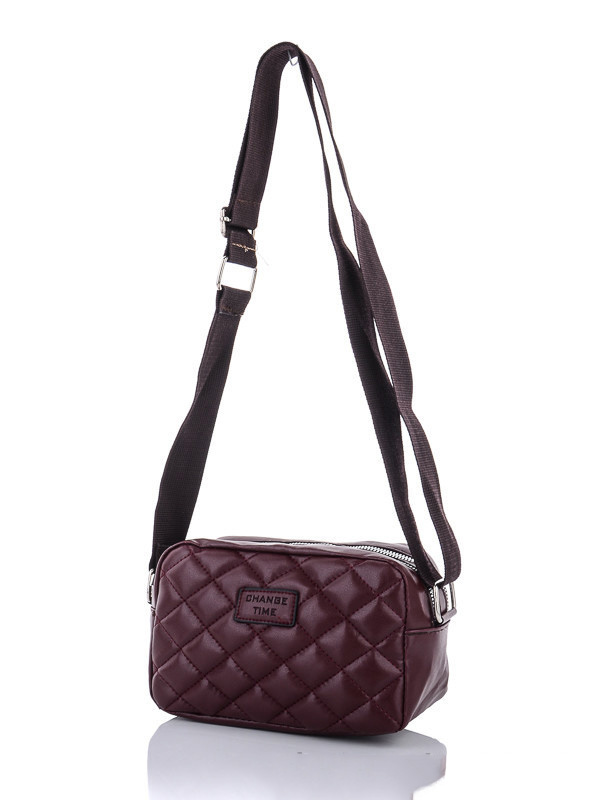 

Женские сумки деми Prime 100-8 bordo Бордовый р.13x18x9