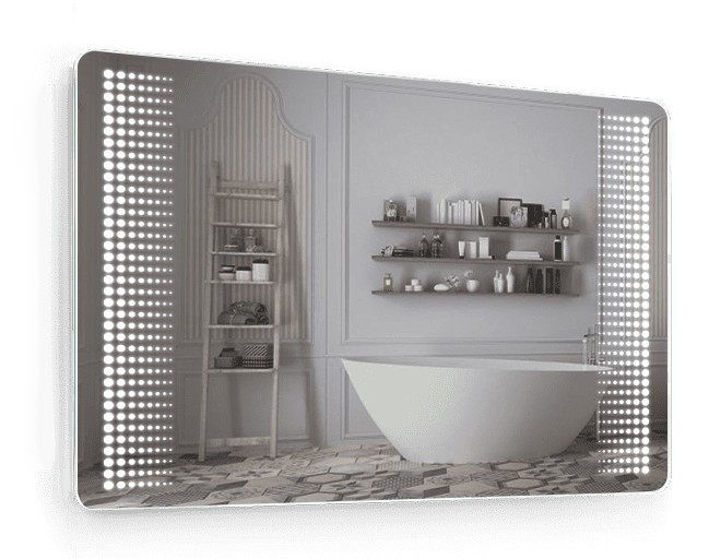 

Зеркало c LED подсветкой Smart Mirror сенсорное Albi SK 80х70 см Прямоугольное