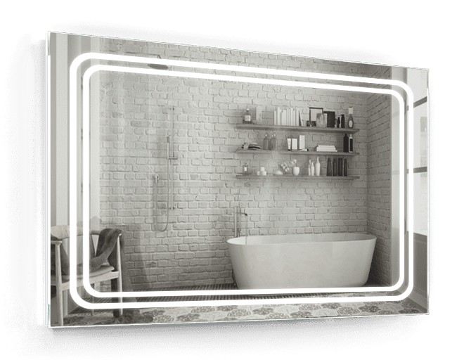 

Зеркало c LED подсветкой Smart Mirror сенсорное Fano SK 60х60 см Прямоугольное