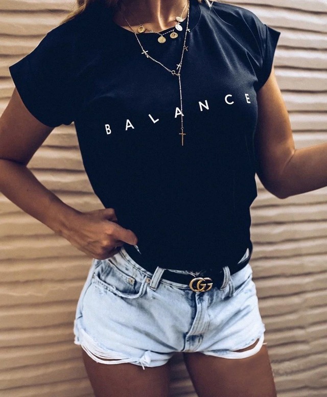 

Футболка BALANCE onesize - универсал Черная, Футболка BALANCE onesize 42-46 универсал Черная