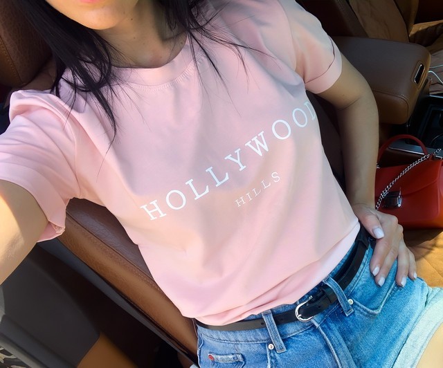 

Футболка HOLLYWOOD HILLS onesize - универсал Пудра, Футболка HOLLYWOOD HILLS onesize 42-46 универсал Пудра