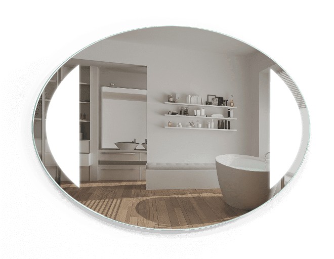 

Зеркало c LED подсветкой Smart Mirror сенсорное Foligno SK 70х40 см Овальное