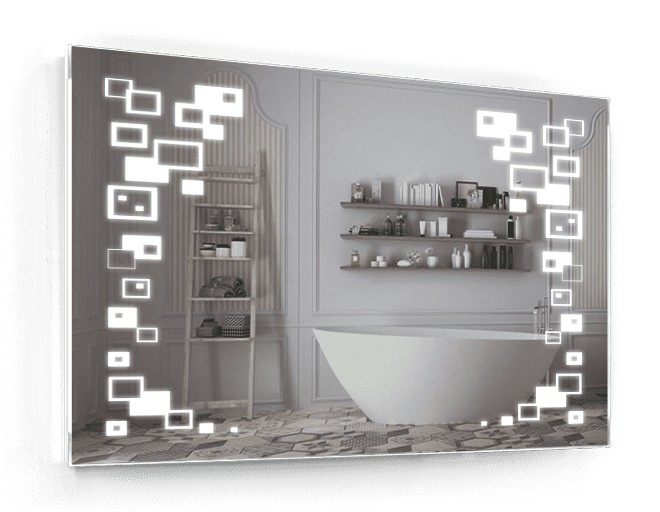 

Зеркало c LED подсветкой Smart Mirror сенсорное Imola SK 80х80 см Прямоугольное