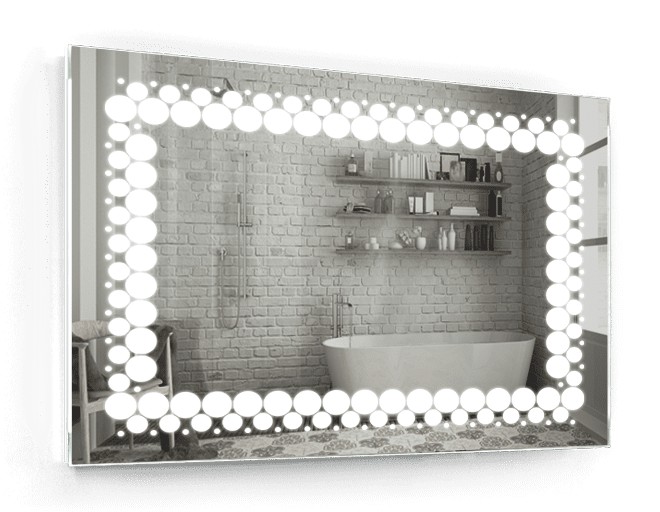

Зеркало c LED подсветкой Smart Mirror сенсорное Marsala SK 110х70 см Прямоугольное