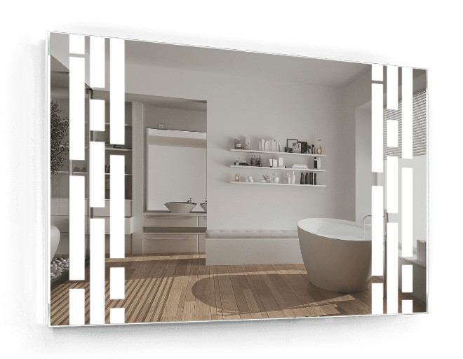 

Зеркало c LED подсветкой Smart Mirror сенсорное Pescara SK 80х70 см Прямоугольное