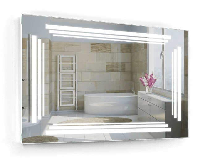 

Зеркало c LED подсветкой Smart Mirror сенсорное Napoli SK 100х100 см Прямоугольное