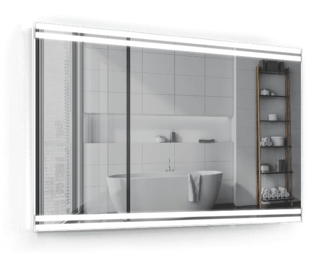 

Зеркало c LED подсветкой Smart Mirror сенсорное Reggio SK 140х90 см Прямоугольное