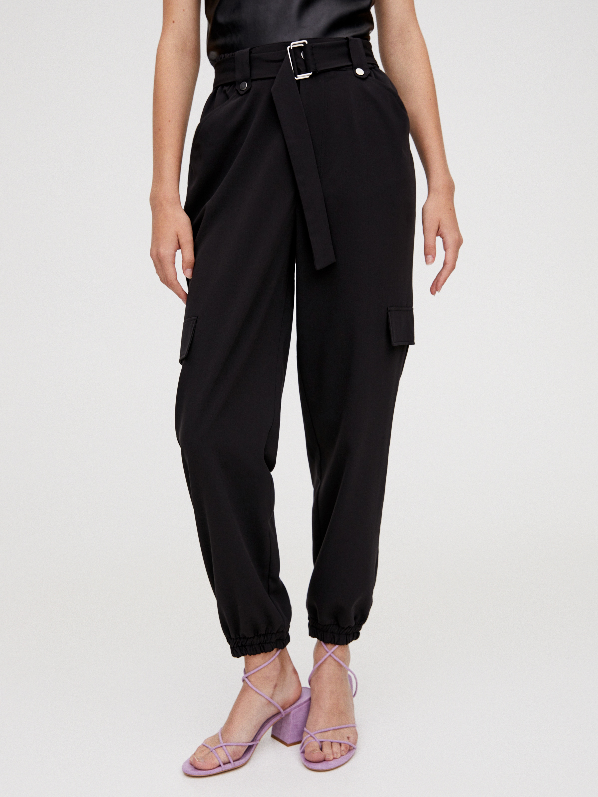 

Брюки Pull & Bear 9671/348/800  Черные, Брюки Pull & Bear 9671/348/800 M Черные