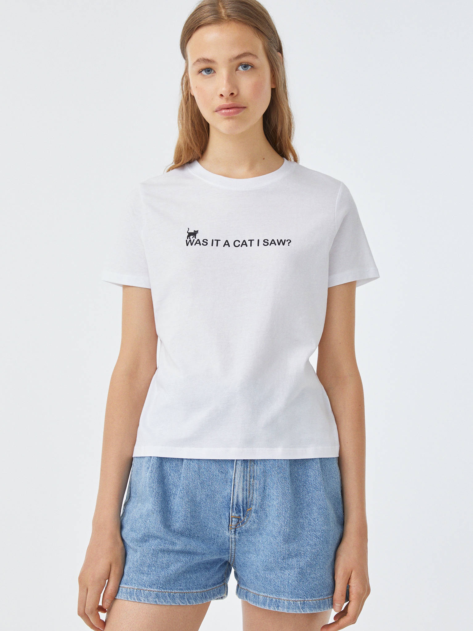 

Футболка Pull & Bear 5234/304/250  Белая, Футболка Pull & Bear 5234/304/250 S Белая