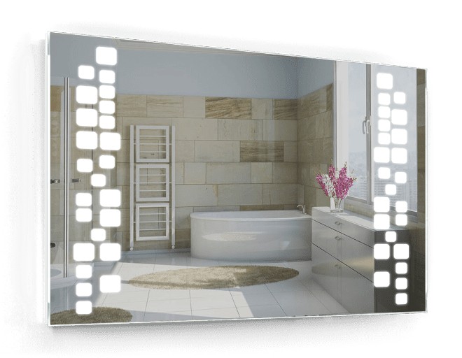 

Зеркало c LED подсветкой Smart Mirror сенсорное Treviso SK 120х90 см Прямоугольное