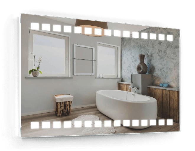 

Зеркало c LED подсветкой Smart Mirror сенсорное Taranto SK 80х60 см Прямоугольное