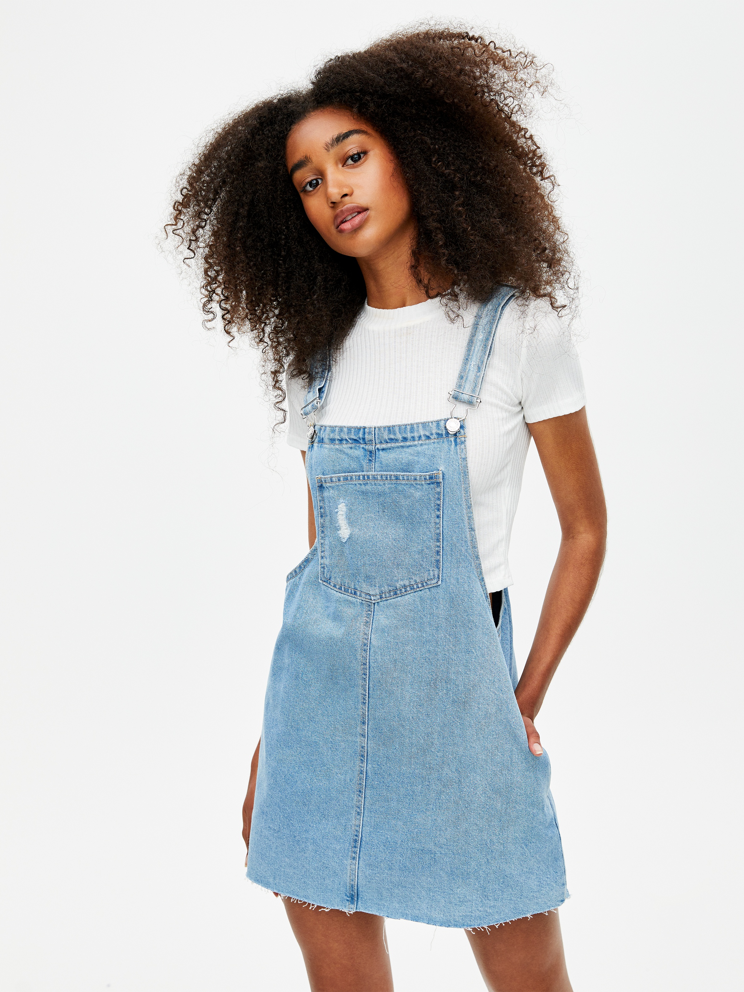 

Платье джинсовое Pull & Bear 5638/304/406 XS Голубое джинс