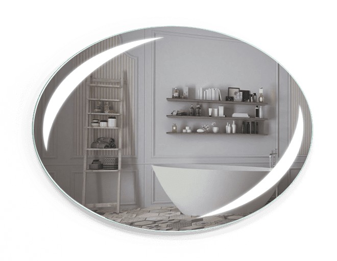 

Зеркало c LED подсветкой Smart Mirror сенсорное Manfredonia SK 120х70 см Овальное