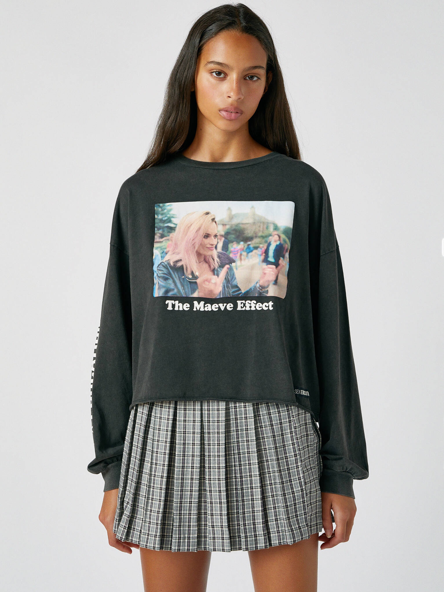 

Свитшот Pull & Bear 9244/391/833  Серый, Свитшот Pull & Bear 9244/391/833 M Серый