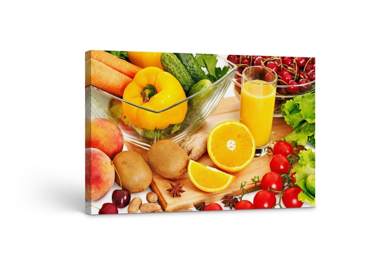 

Картина на холсте Апельсиновый сок Кухня 81x54 см (148)