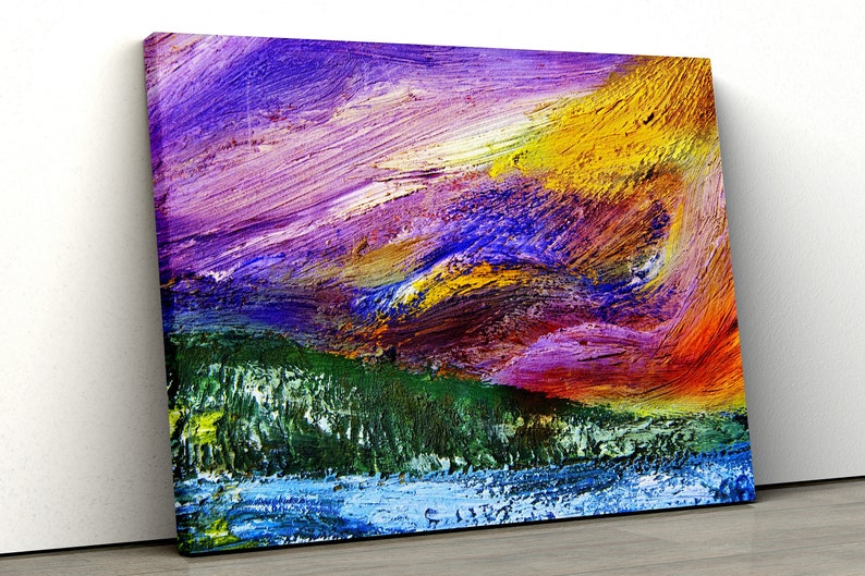 

Картина на холсте Абстракция краски 122x81 см (114)
