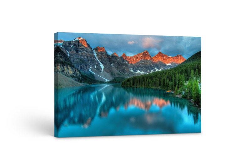 

Картина на холсте Горное озеро51x34 см (387)