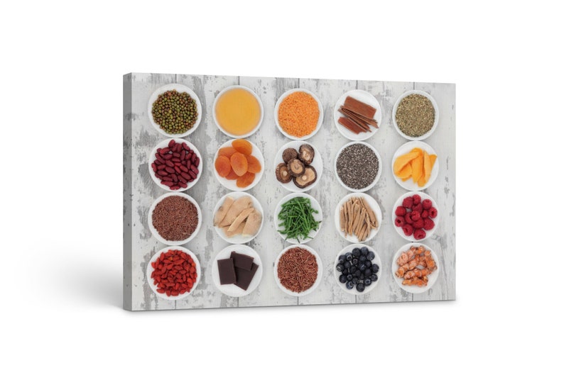 

Картина на холсте Палитра продуктов для кухни 122x81 см (140)