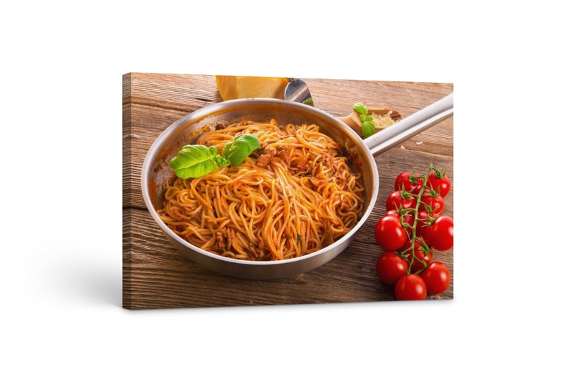 

Картина на холсте Итальянская кухня спагетти51x34 см (142)